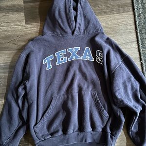 Texas navy blue hoodie
